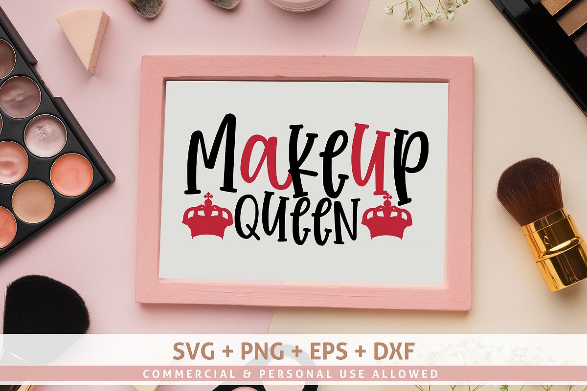 Makeup Queen SVG Design example image 1
