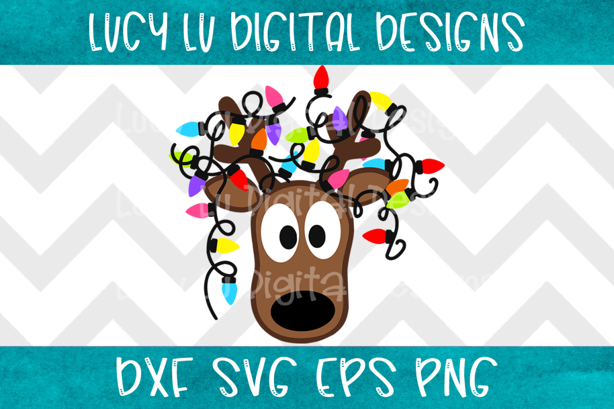 Christmas Lights Tangled Reindeer example image 1