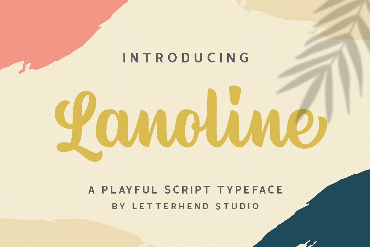 Lanoline - A Playful Script example image 1