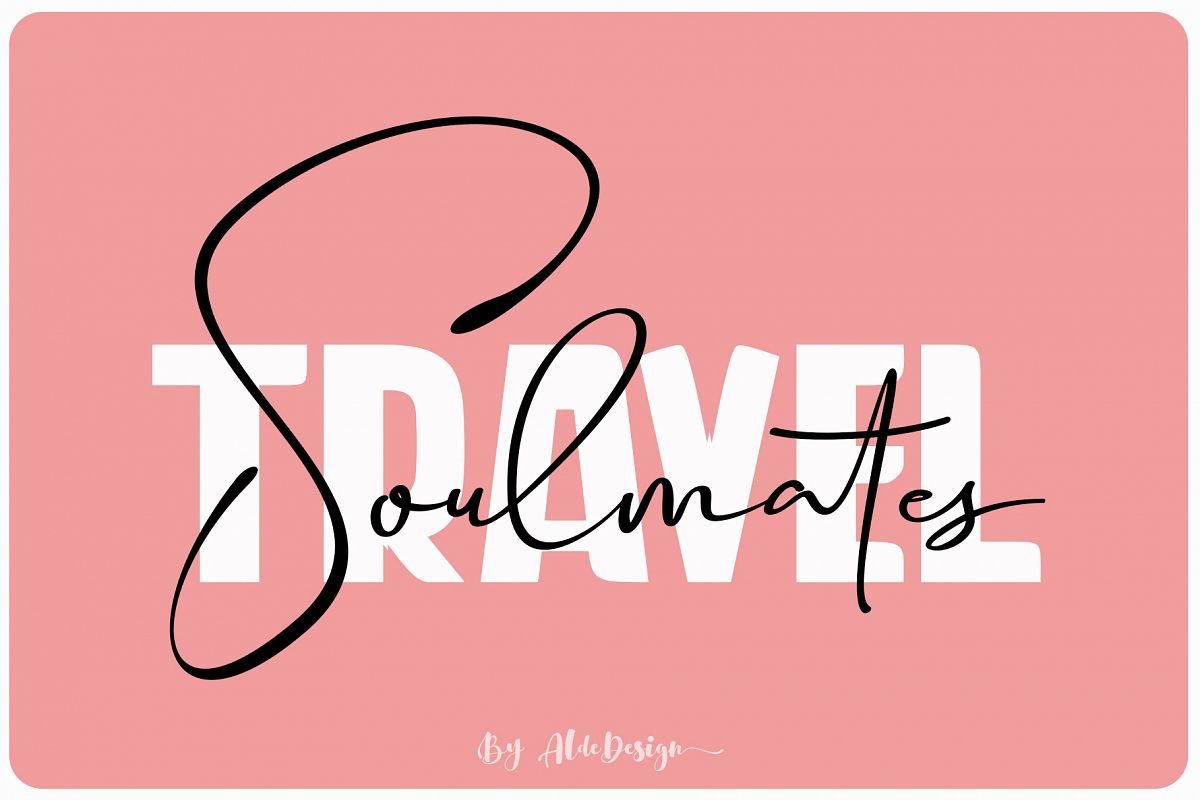 Travel Soulmates // Font Duo example image 1