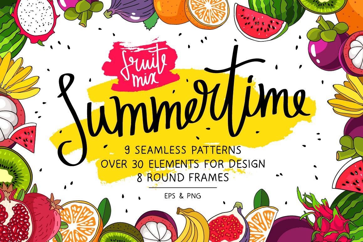 Summertime. Fruit Mix example image 1