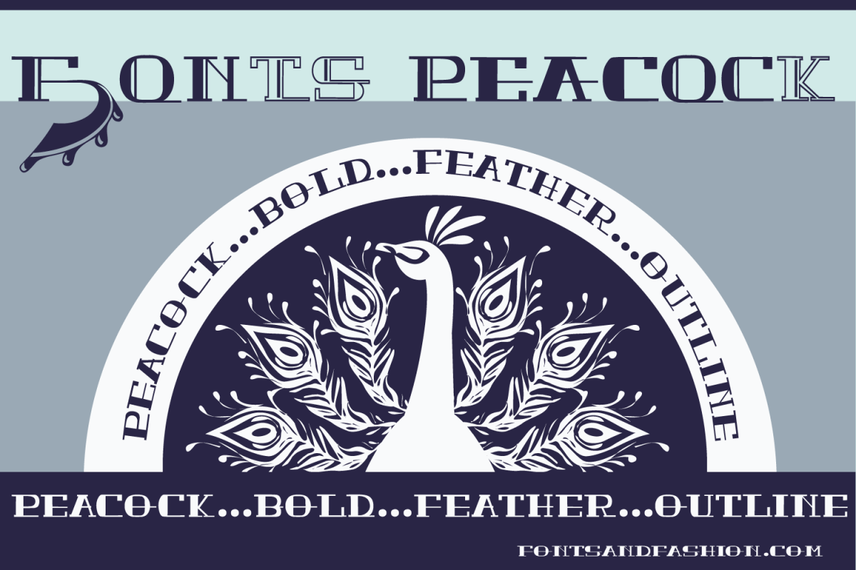 PEACOCK family example image 1