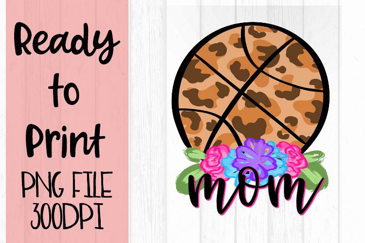 Doodle Mom Basketball Ready to Print example image 1