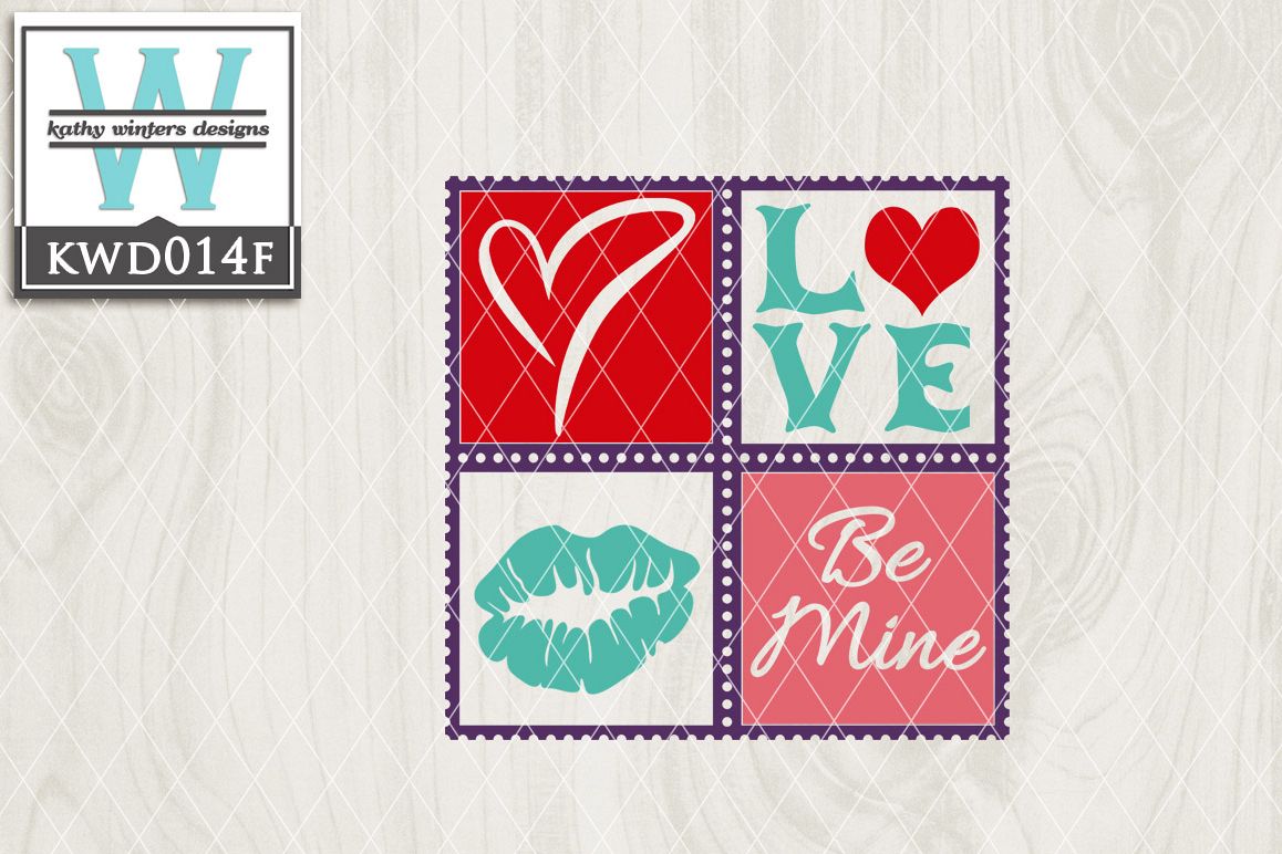 Valentines Cutting File KWD014f example image 1