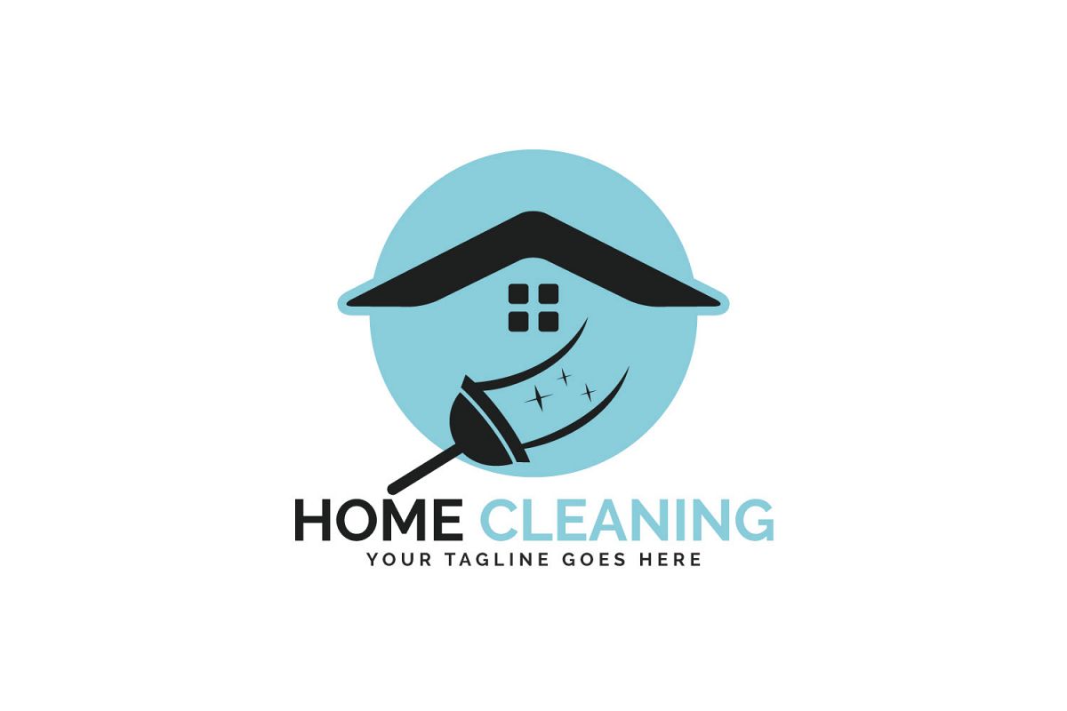 Home Cleaning Vector Logo Design. example image 1