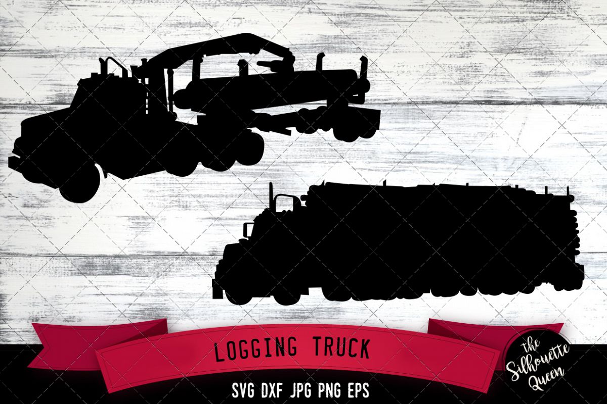 Download Logging Truck Svg, Cricut files, Silhouette Studio Vector (301019) | Illustrations | Design Bundles