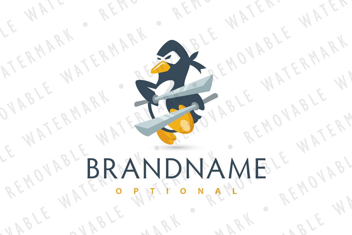 Ninja Penguin Logo example image 1