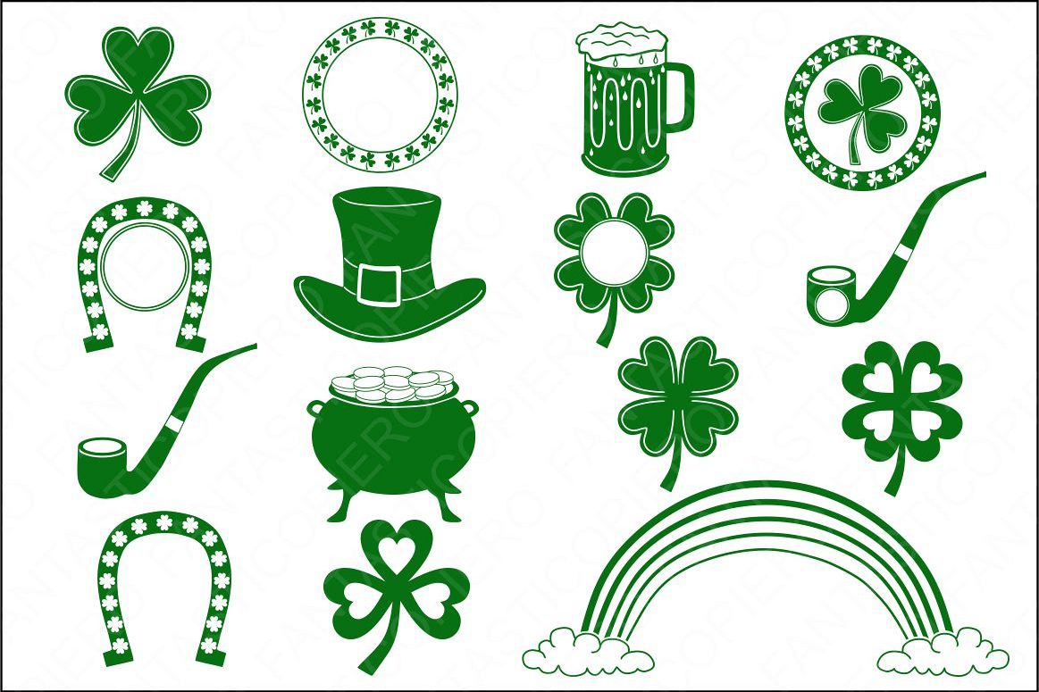 Saint Patrick's day SVG files for Silhouette and Cricut. (56986) | Cut