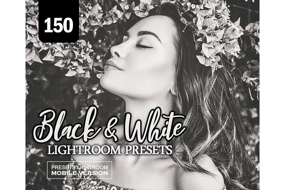 Black White Lightroom Mobile Presets Adroid and Iphone/Ipad example image 1