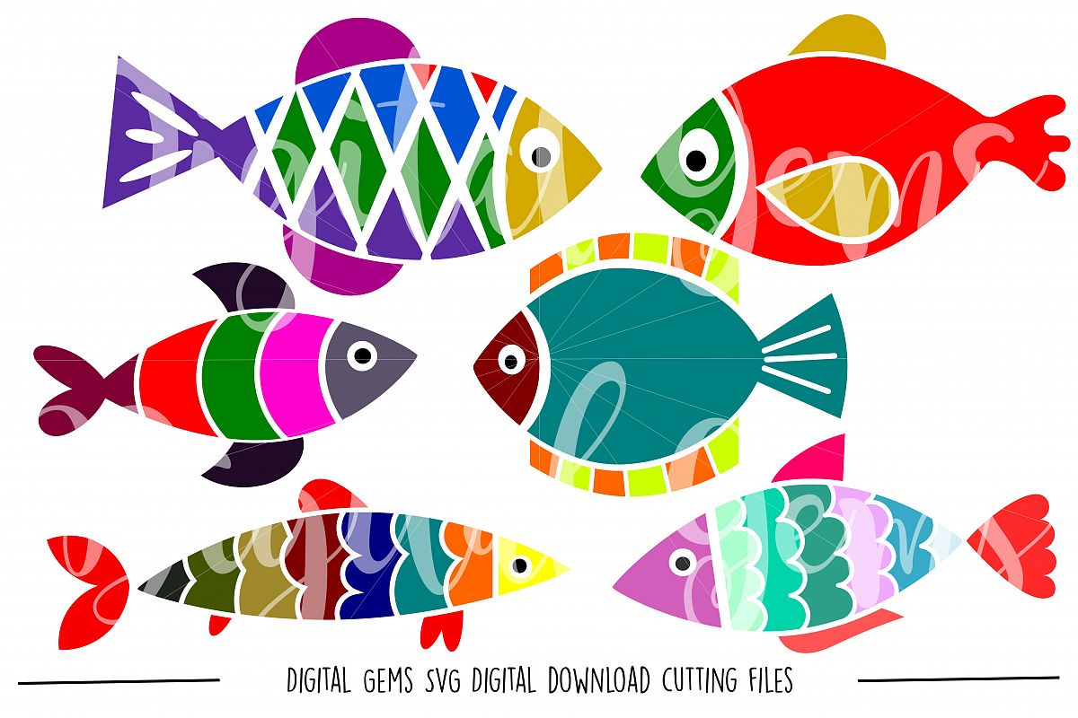 Fish SVG / PNG / EPS / DXF files