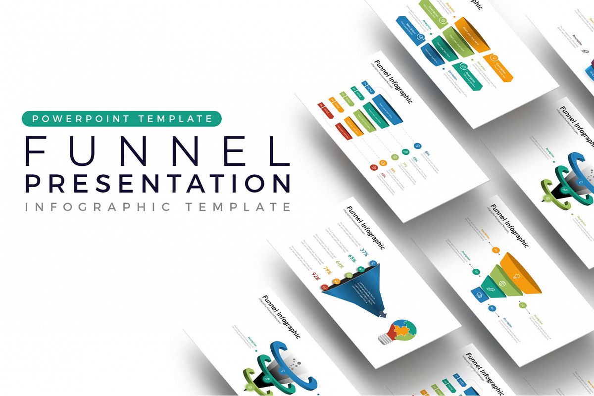Funnel Presentation - Infographic Template example image 1