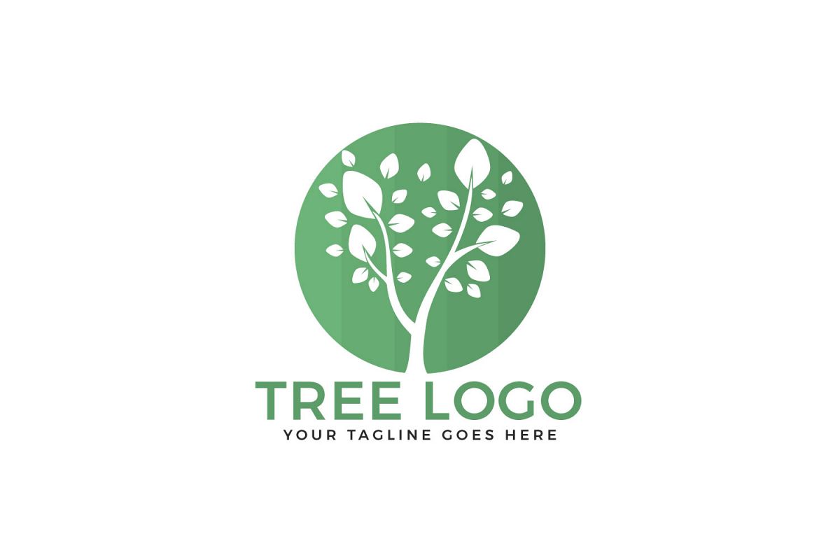 Tree vector logo design. example image 1