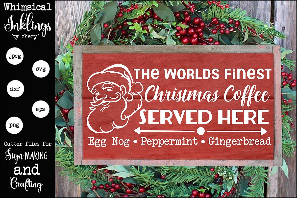 Christmas Coffee SVG example image 1