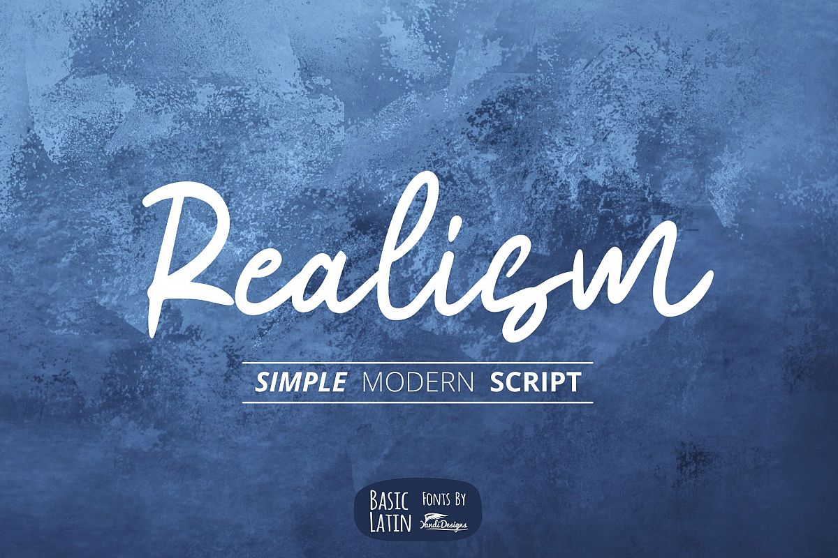Realism Font example image 1