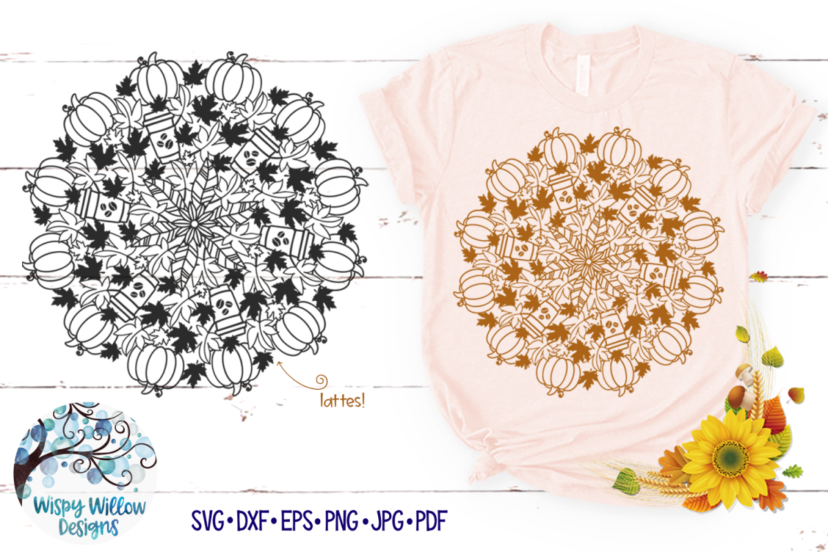 Download Mandala Pumpkin Svg For Crafters - Layered SVG Cut File