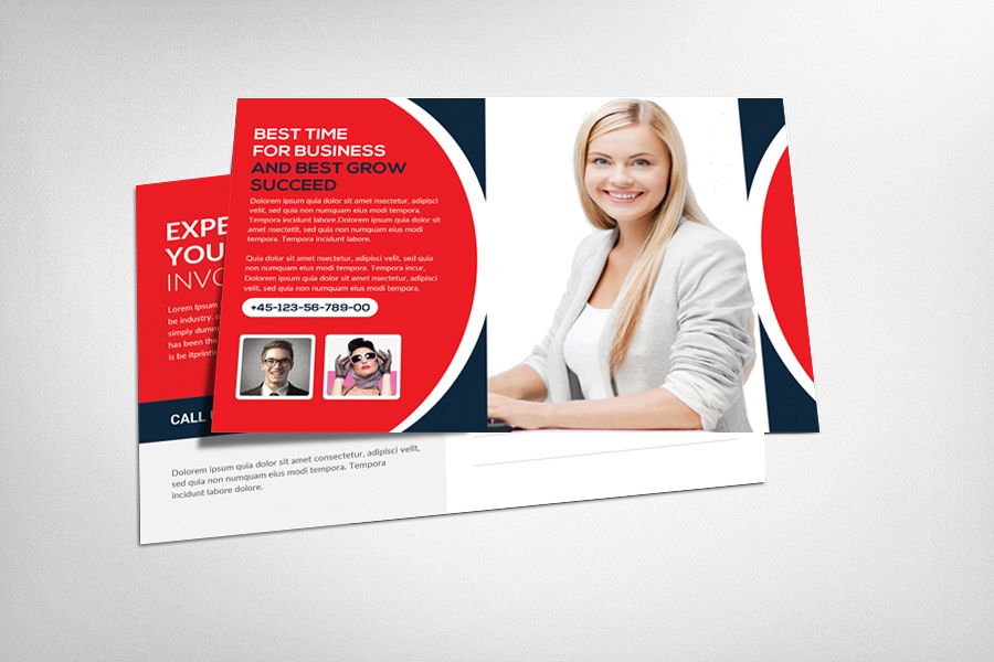 Smart Business Postcsrd Template example image 1