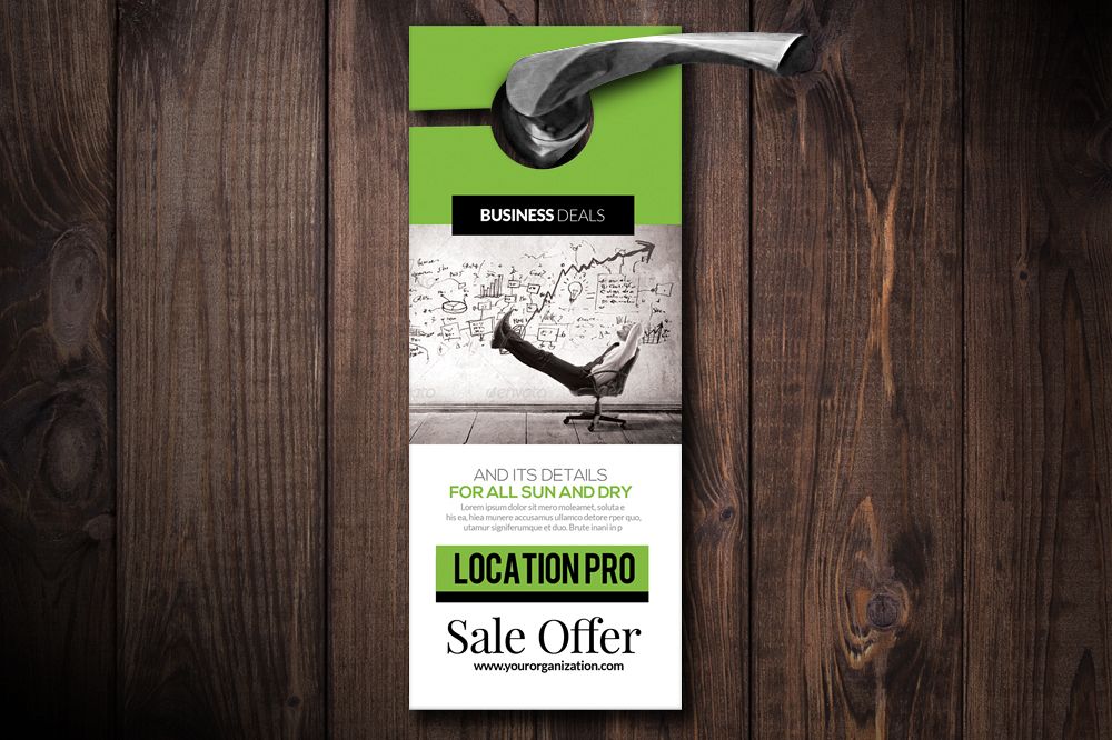 Business Analyst Door Hangers example image 1