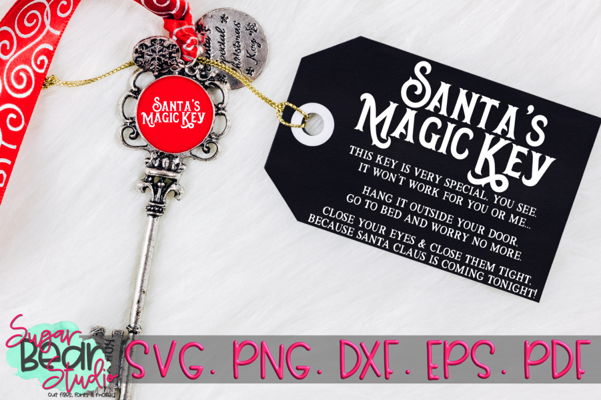 Santa's Magic Key - A Christmas SVG example image 1