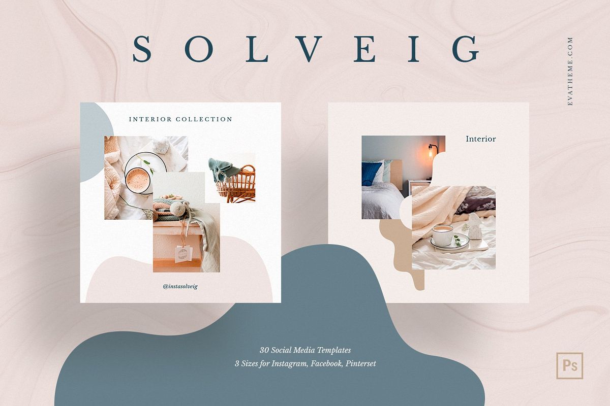Solveig Social Media Pack example image 1