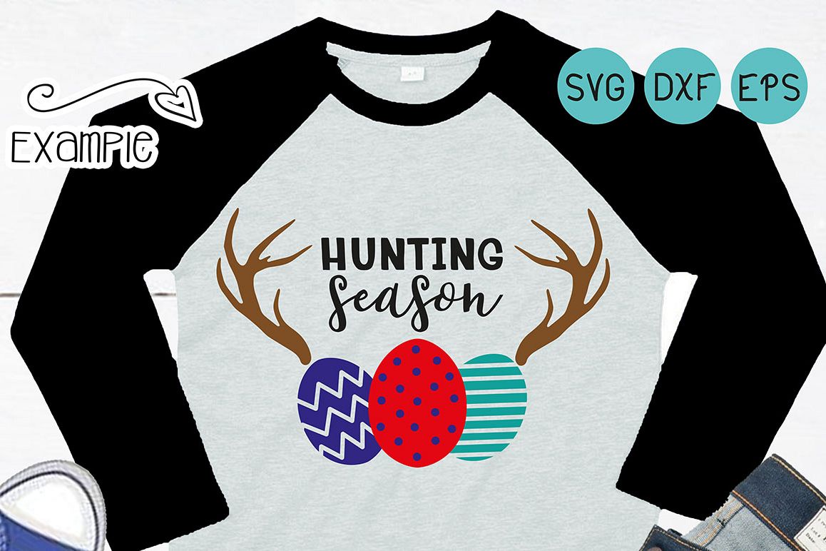 The Hunt is On SVG, Easter svg, It's Hunting Season, Easter egg hunt