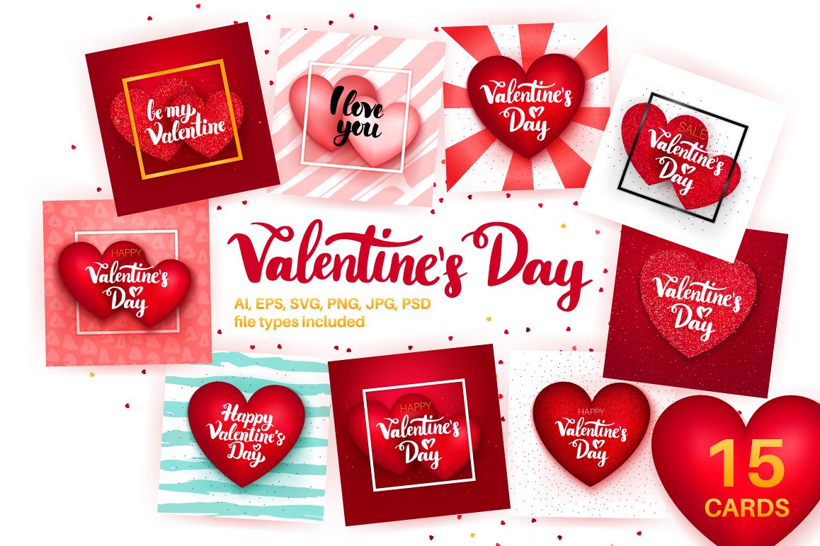 Valentine's Day Greeting Cards example image 1