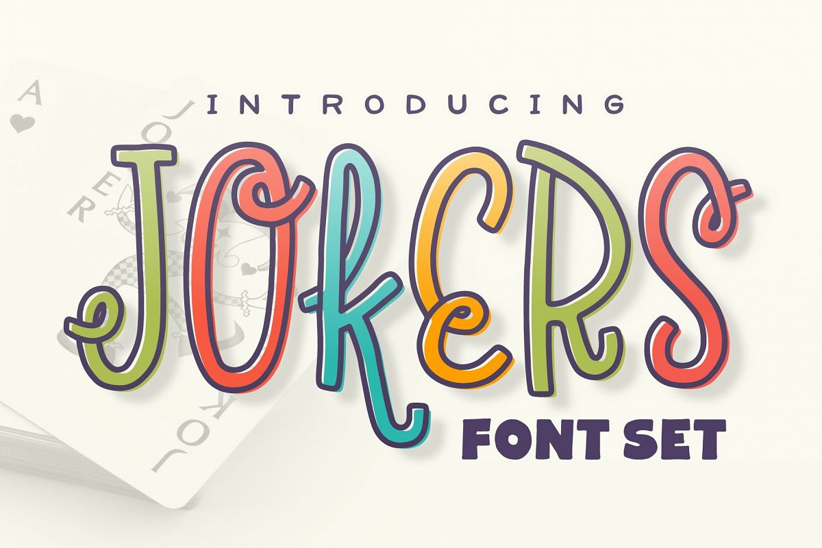 Free Jokers Set Script Fonts