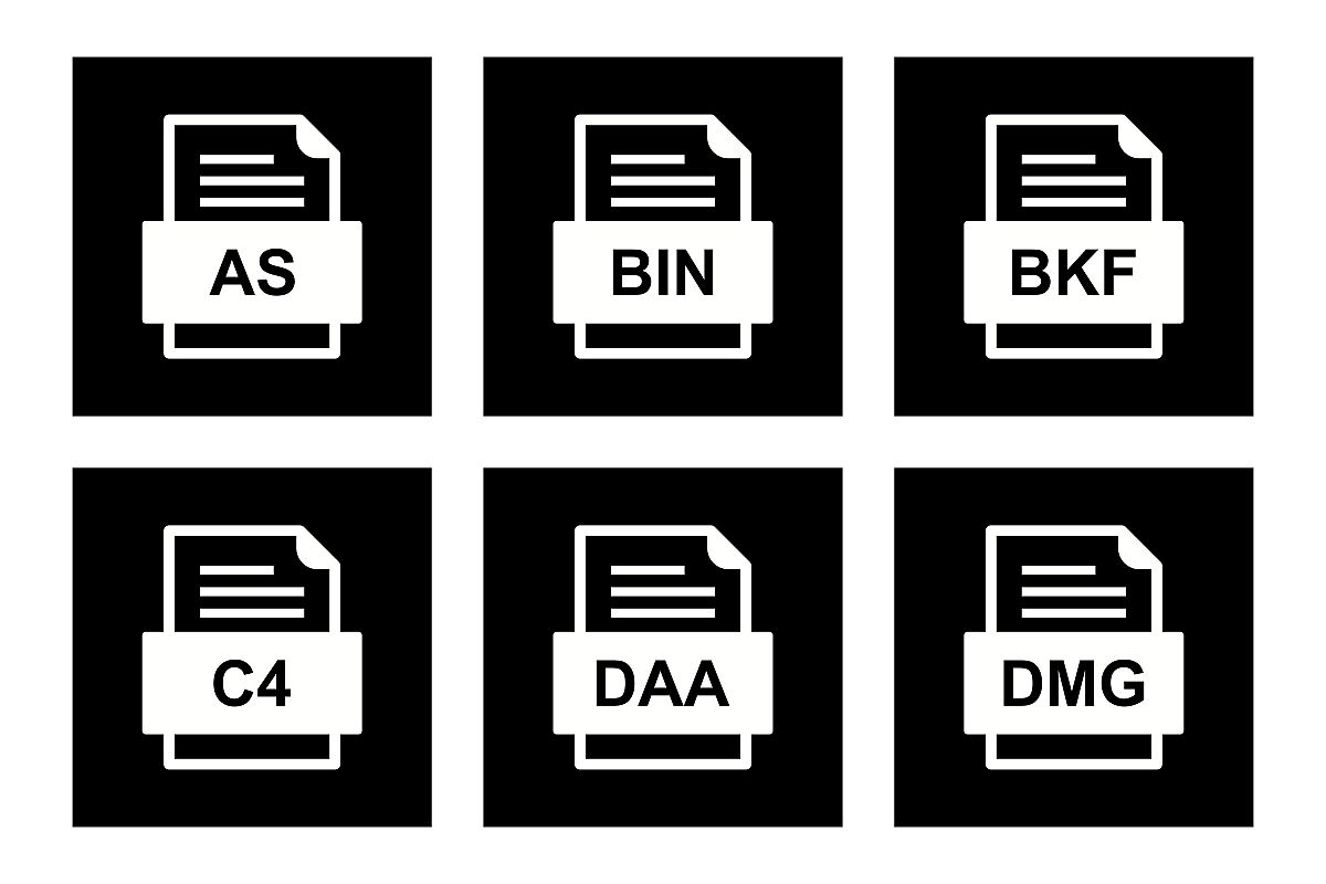 Set Of File Formats Icons example image 1