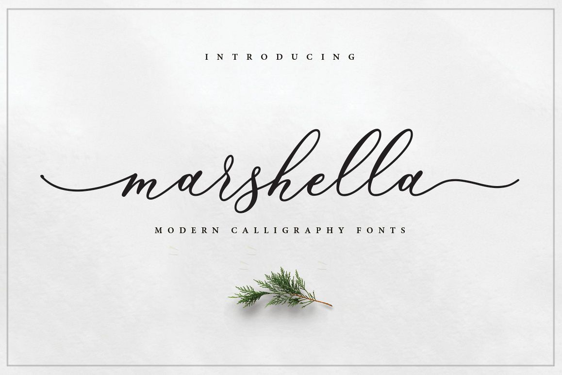 Marshella Script example image 1