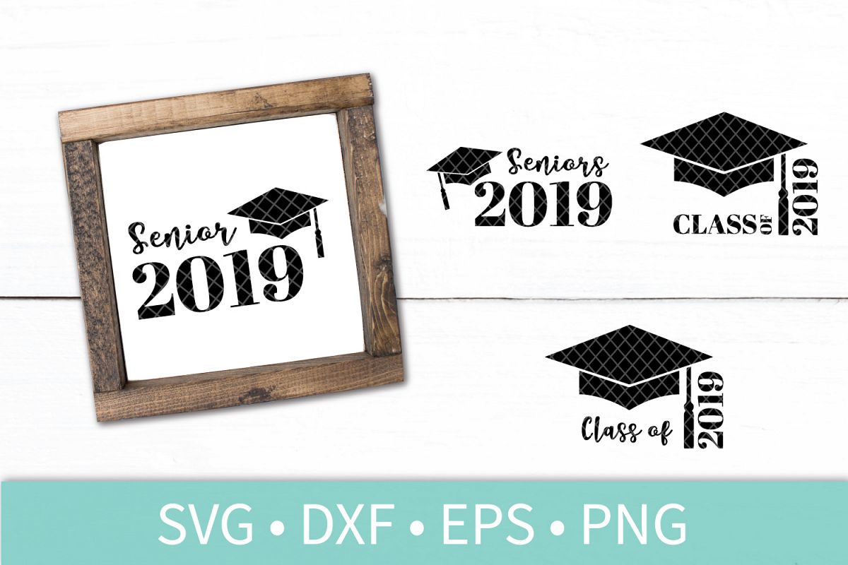 Download Graduation Cap Tassel Graduate 2019 Seniors SVG DXF Cut File