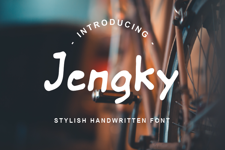Jengky Font example image 1