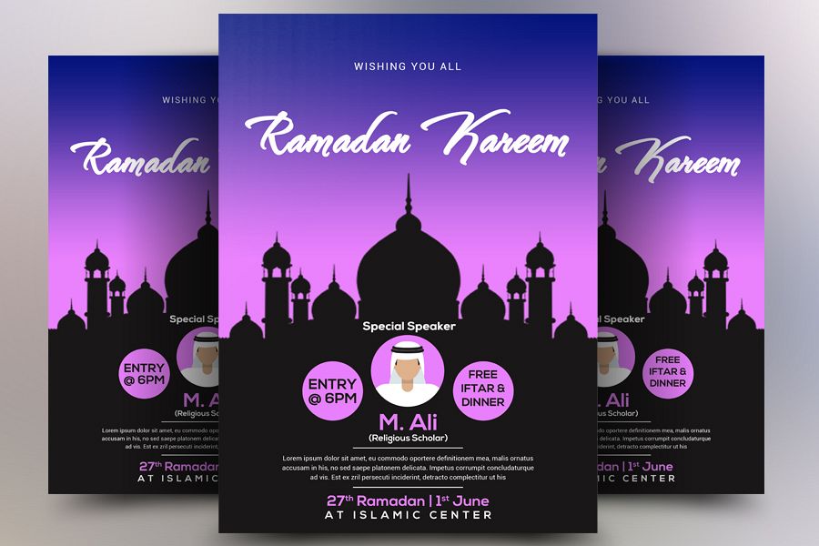 Ramaadan Kareem Flyer example image 1