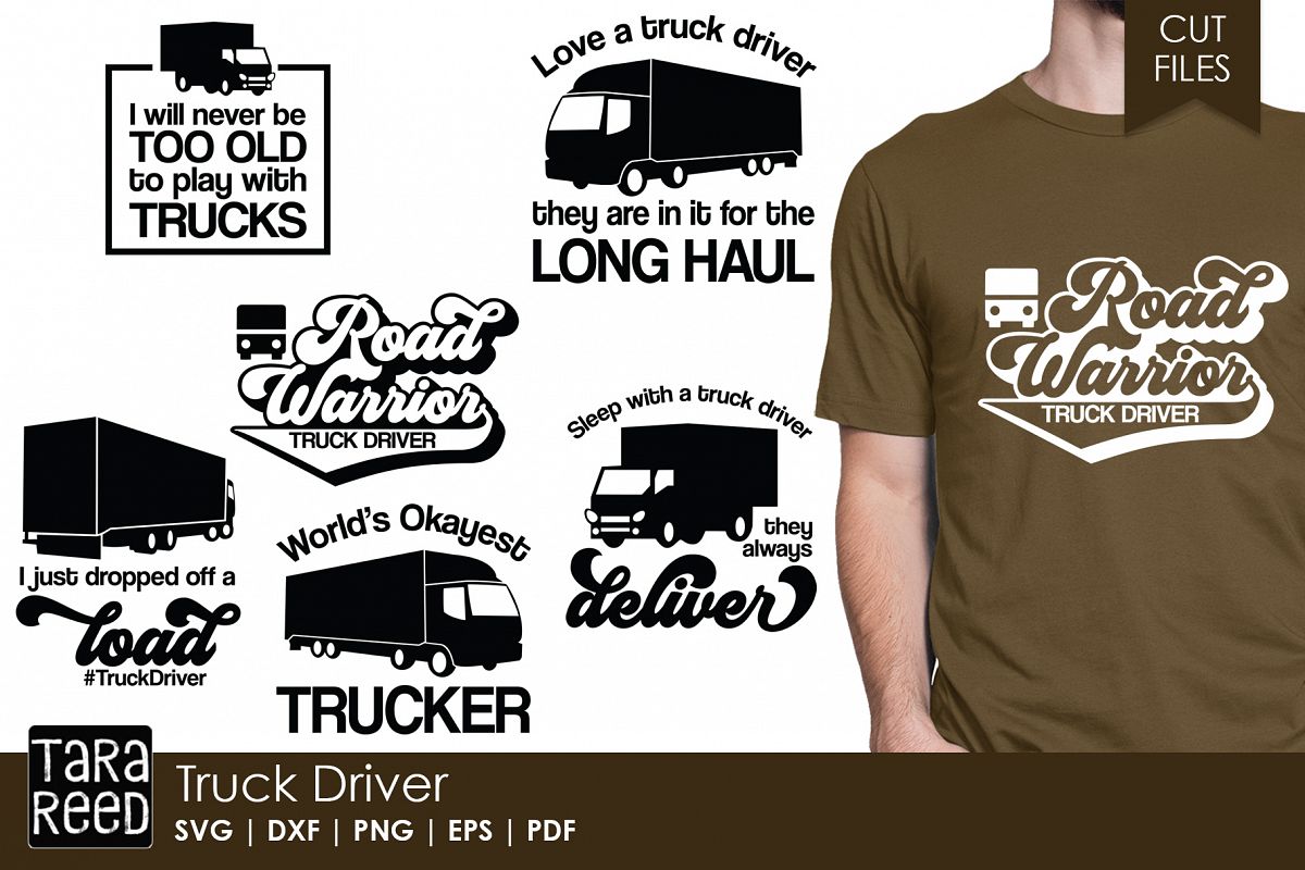 Truck Driver SVG and Cut Files for Crafters (278753) Cut Files Truck Driver SVG and Cut Files for Crafters (278753) Cut Files