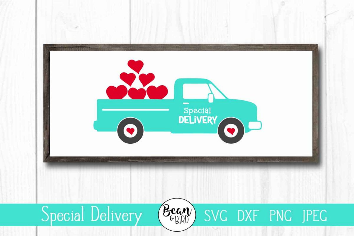 Special Delivery Valentines Day Truck example image 1
