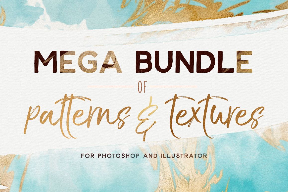 Mega Bundle Patterns and Textures example image 1