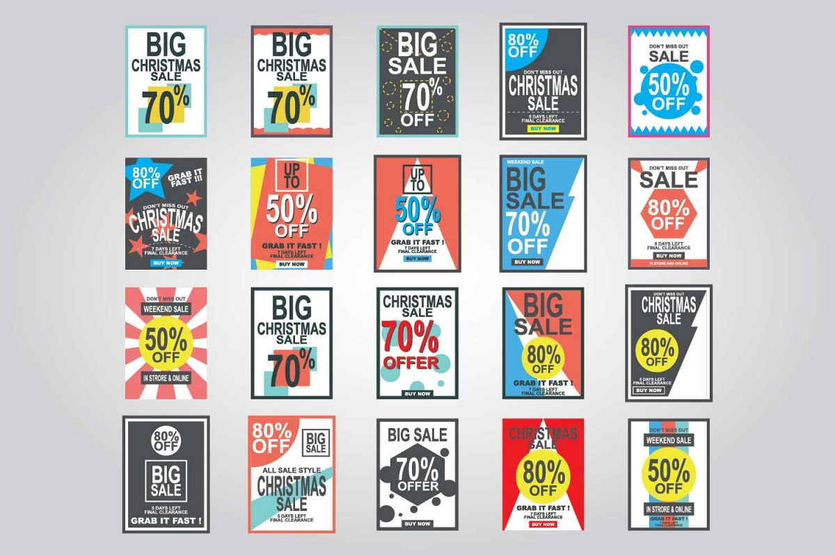 Special Discount template for sale banner poster flyer shop online store example image 1