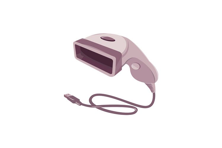 barcode scanner reader usb cable example image 1