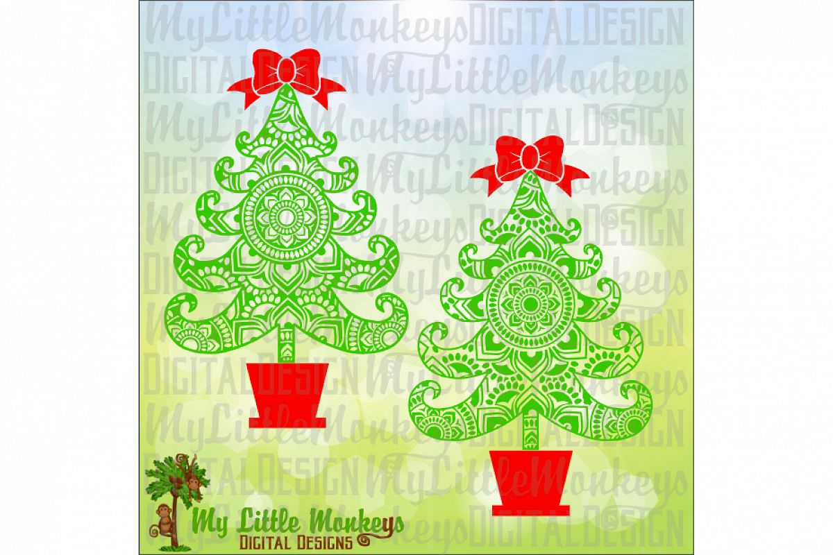 Christmas Tree Mandala example image 1