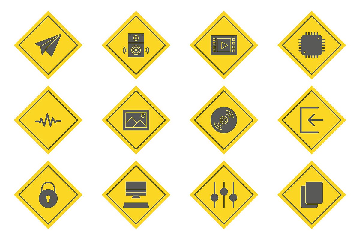 Set Of Multimedia Icons example image 1