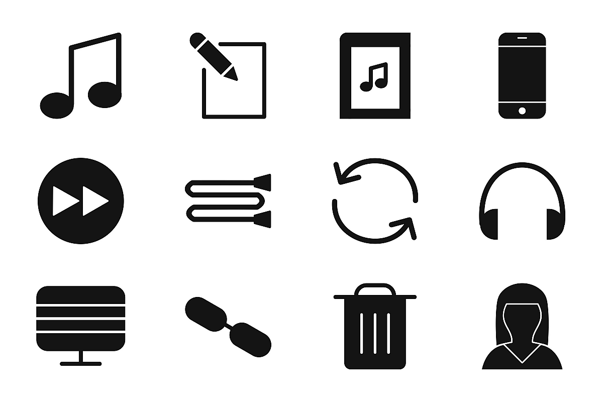Set Of Multimedia Icons example image 1
