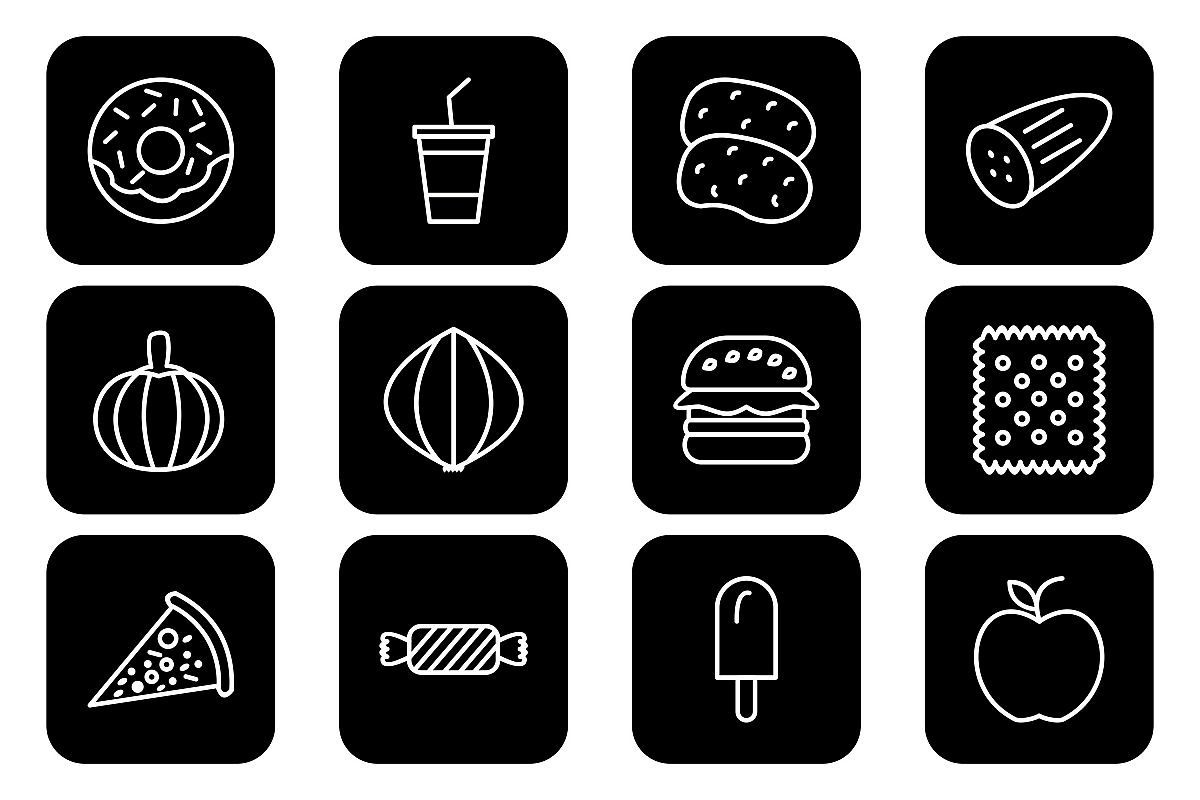 Set Of Food Icons example image 1