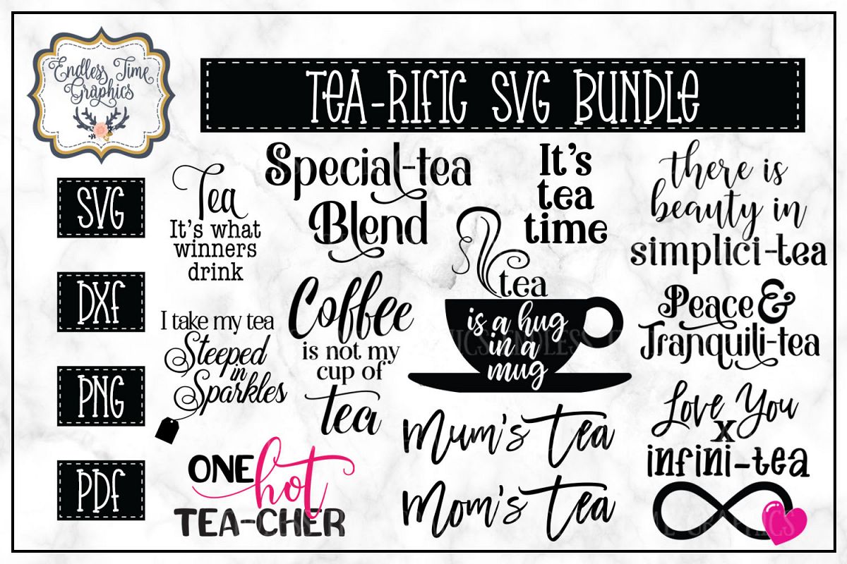 Download Tea-rific SVG Bundle for Tea Lovers