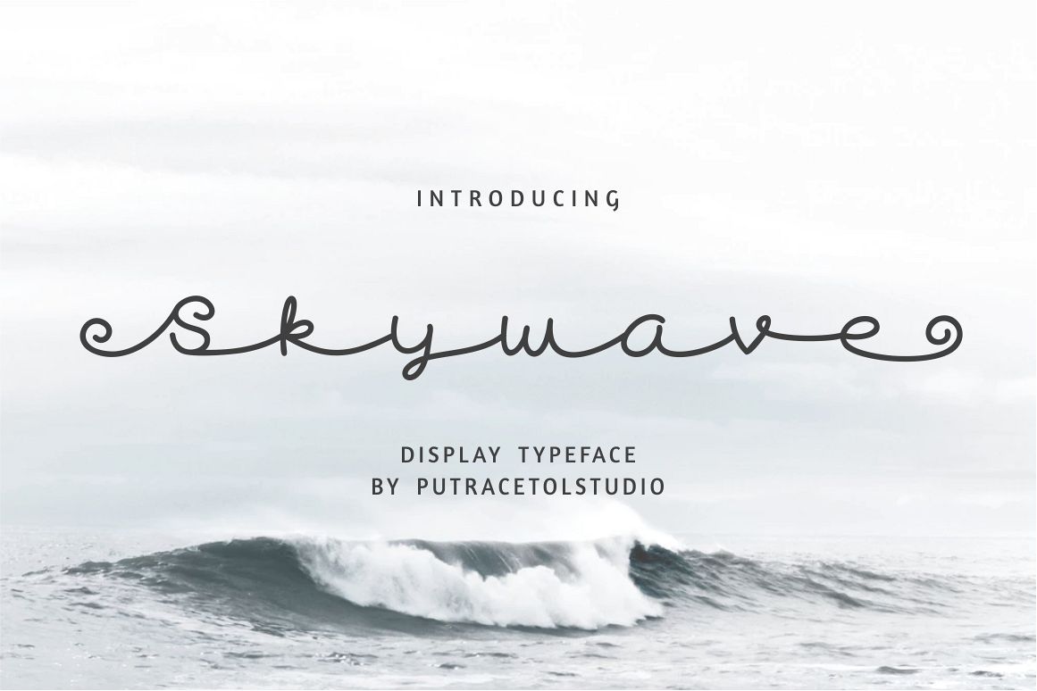 Skywave Typeface example image 1