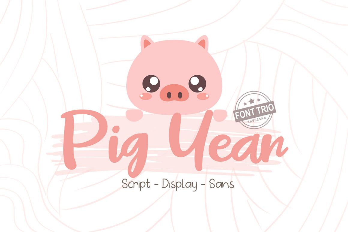 Pig Year 3 Font example image 1