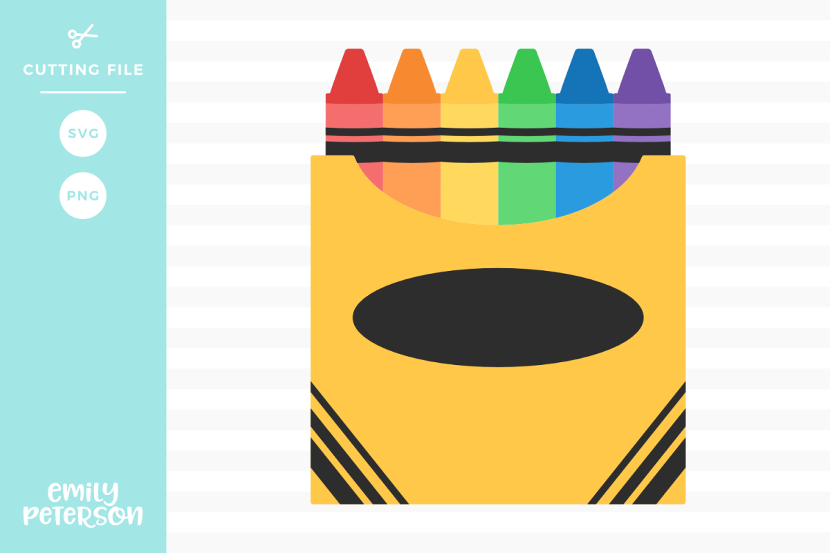 Download Box of Crayons Clipart SVG by Emily Pet | Design Bundles