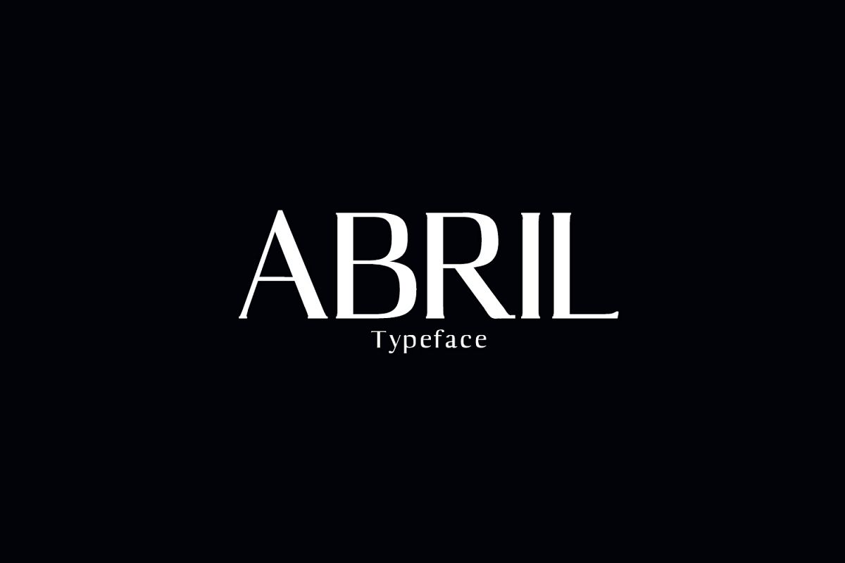 Abril Serif Typeface example image 1