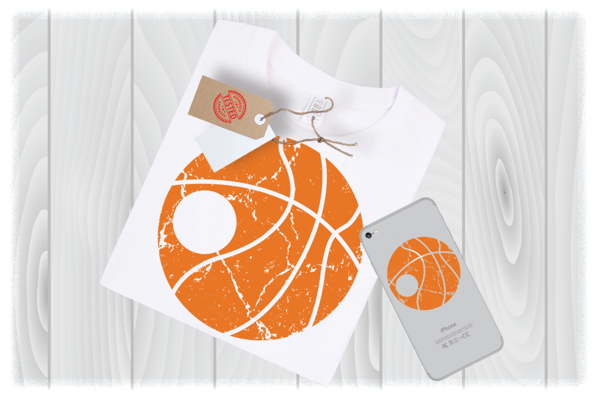 Download Distressed Basketball Monogram Svg Files For Cricut Designs