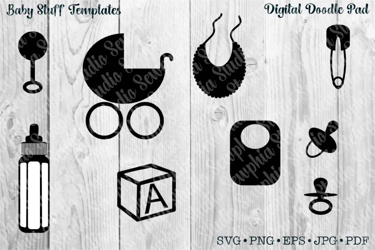 Baby Stuff Templates by Digital Doodle Pad example image 1
