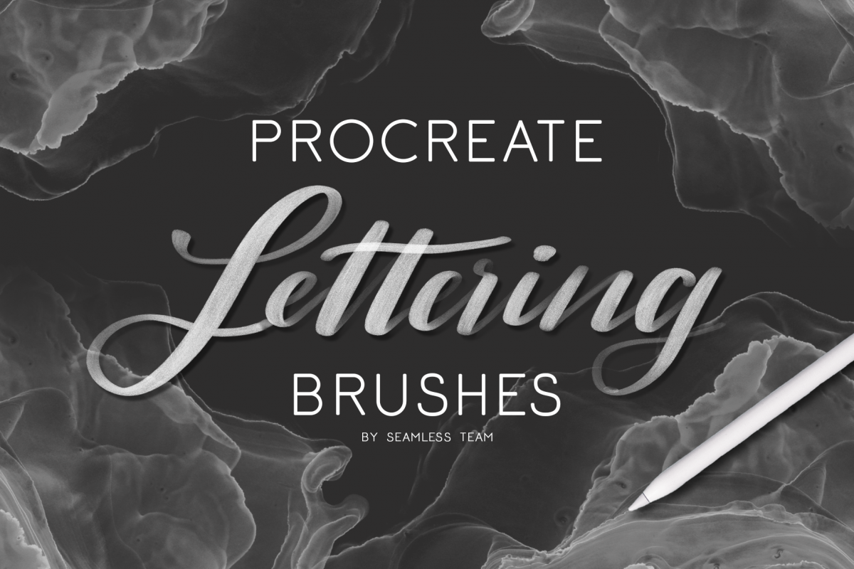 10 Procreate lettering brushes example image 1