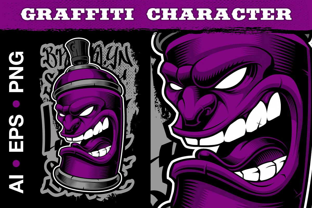 Graffiti Spray Can example image 1