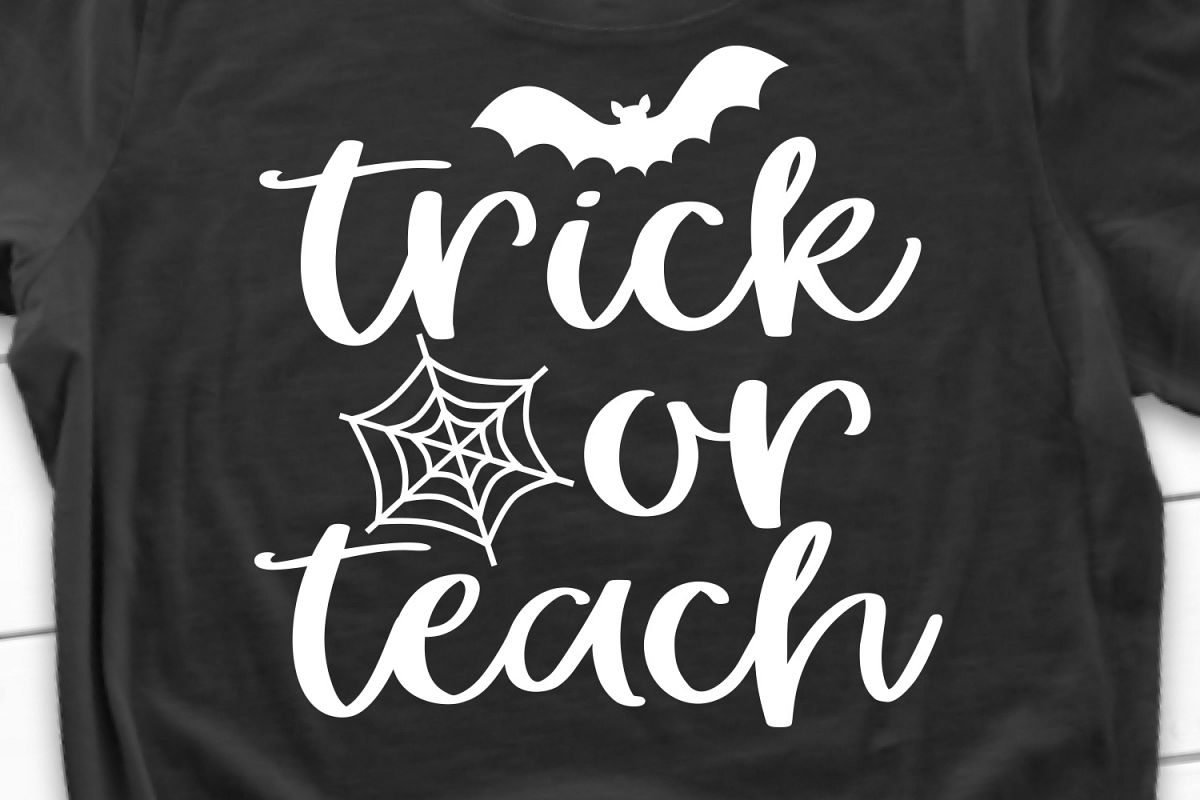Trick or Teach SVG, DXF, PNG, EPS example image 1